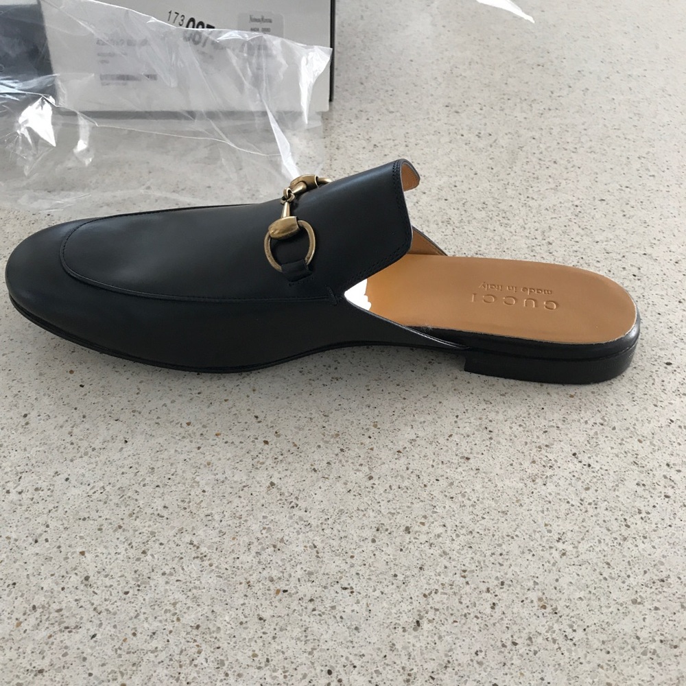 Gucci Leather Horsebit slipper
